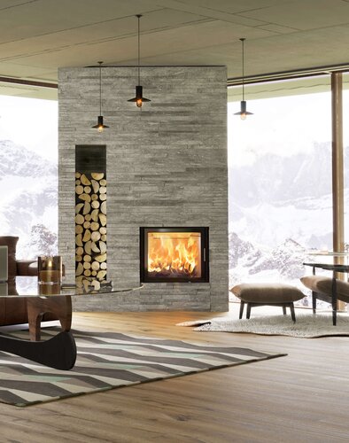 Kamineinsatz 65x57 K 2.0 Ambiente und Raumansicht