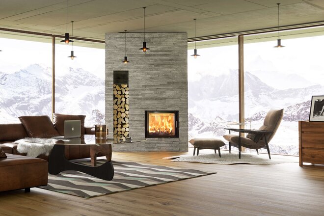 Kamineinsatz 65x57 K 2.0 Ambiente und Raumansicht