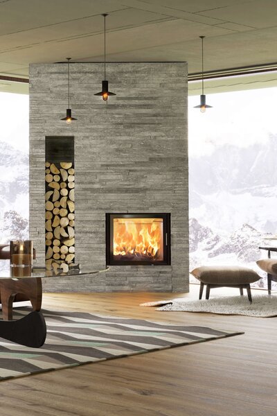 Kamineinsatz 65x57 K 2.0 Ambiente und Raumansicht