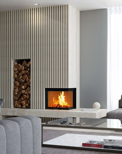 Kamineinsatz 63x40x51 S 2.0 Ambiente und Raumansicht