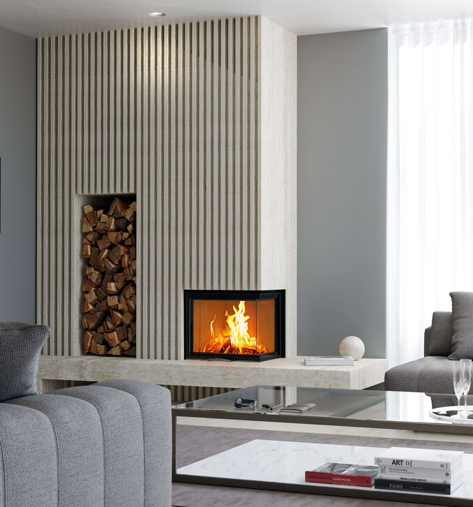 Kamineinsatz 63x40x51 S 2.0 Ambiente und Raumansicht
