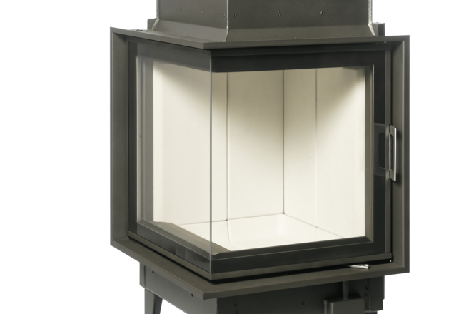 Kamineinsatz 55x55x57 K 2.0 Freisteller