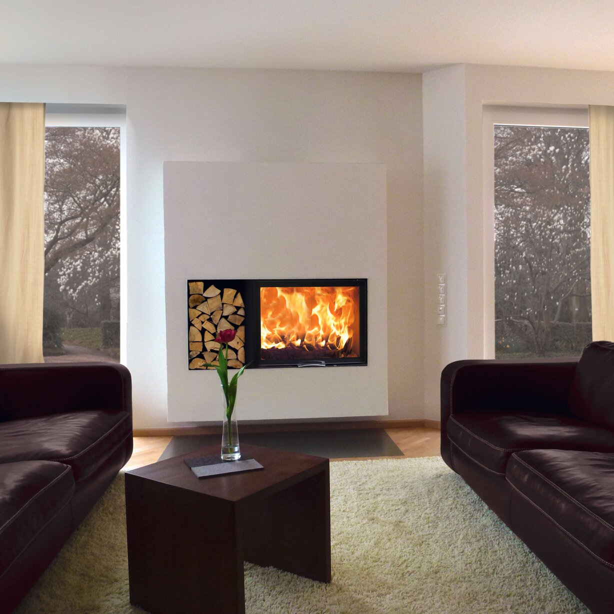 Kamineinsatz 75x57 S 2.0 Ambiente Foto