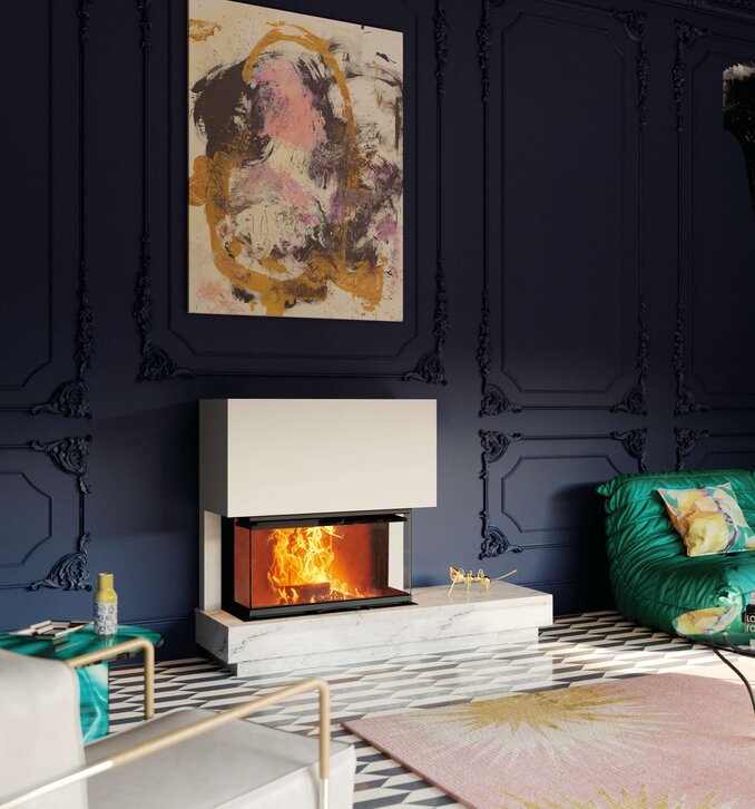 Kamineinsatz 75x35x45 S3 2.0 Ambiente Foto