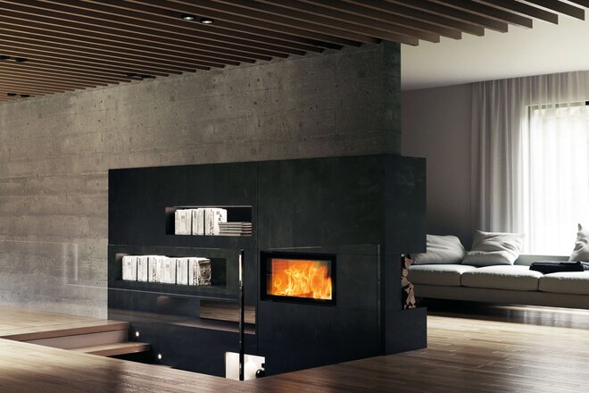 Kamineinsatz 75x39 K II 2.0 Ambiente Foto