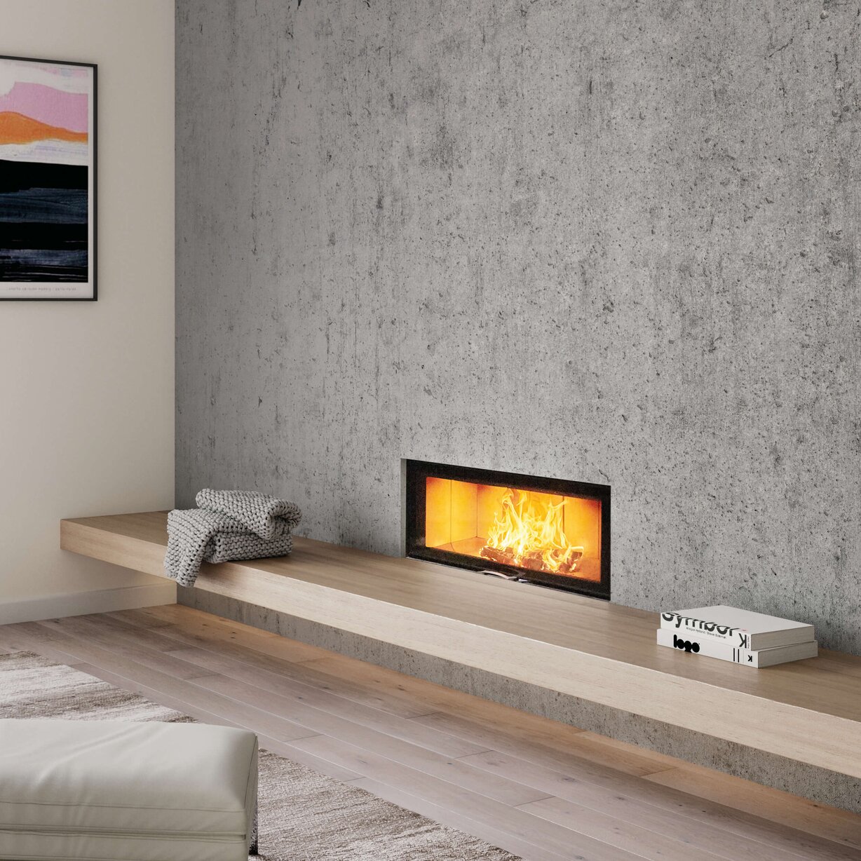 Kamineinsatz 120x45 S 2.0 Ambiente Foto