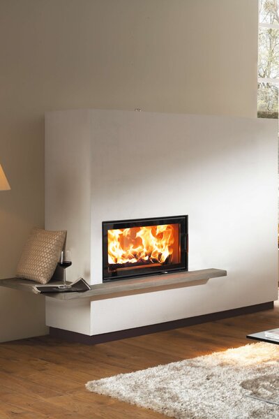 Designkamin Miu Xtra mit Kamineinsatz 75x39 K 2.0 Ambiente Foto